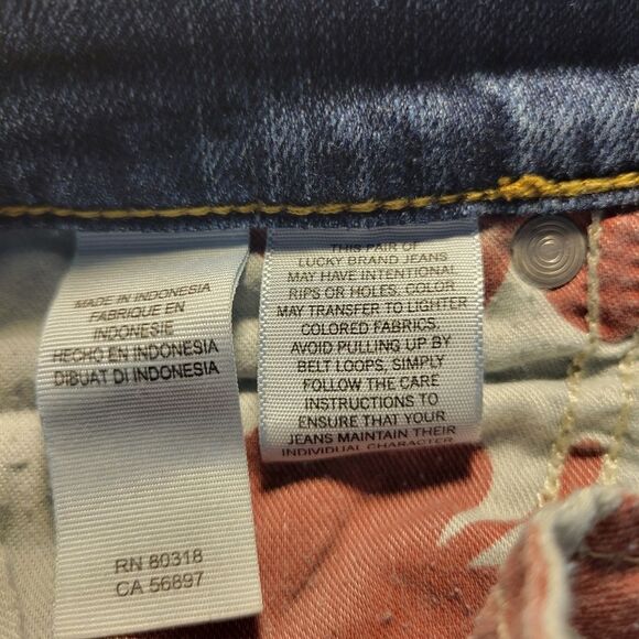 Lucky Brand jeans Women's 10/30 bootcut  " sweet'n low " Pre-owned - Picture 5 of 7